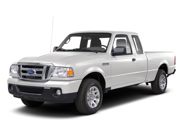 2011 Ford Ranger XLT in Oxford White — front three-quarter view